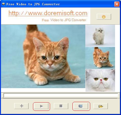 Convert FLV fiels to JPG Photo files with one click